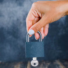 Thickened Black Iron Padlock – Brass Core, Waterproof, Anti-Theft (75/60/32mm)