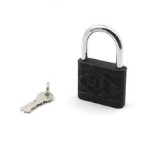 Thickened Black Iron Padlock – Brass Core, Waterproof, Anti-Theft (75/60/32mm)