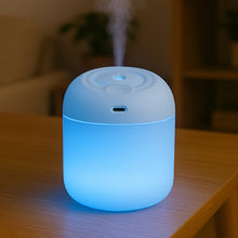 Portable Mini USB Humidifier with Light, Cool Mist & Essential Oil Diffuser (250ML / Mix Design)