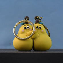 2-in-1 Cute Cartoon Couple Keychain