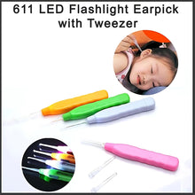 Compact Pink LED Earpick Set