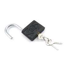 Thickened Black Iron Padlock – Brass Core, Waterproof, Anti-Theft (75/60/32mm)