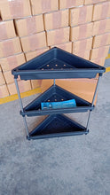 3-Layer Multipurpose Plastic Corner Storage Rack